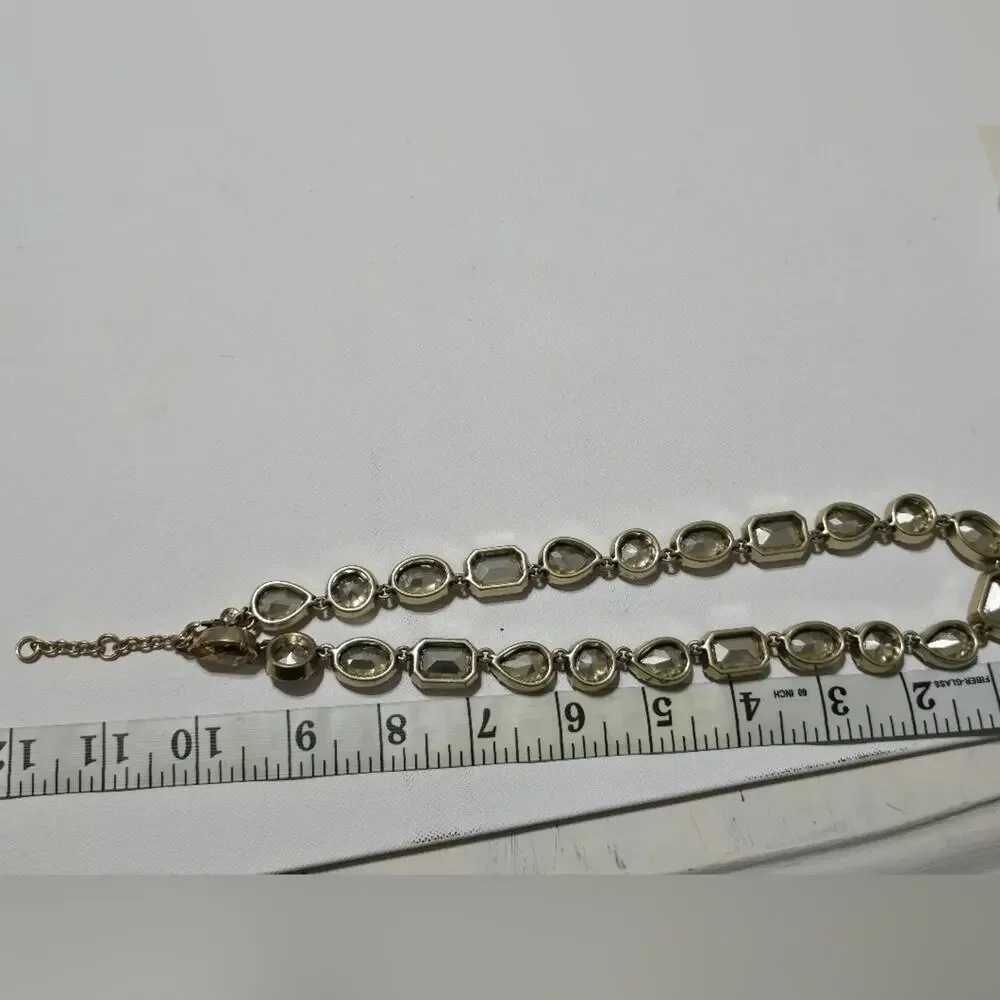 J. Crew‎ Champagne and Antique Gold Brulee Necklace